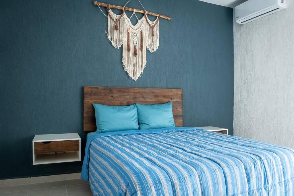 Apartmán Depto 2 Rec. Con Vista A La Piscina En C. Privada Playa del Carmen Exteriér fotografie